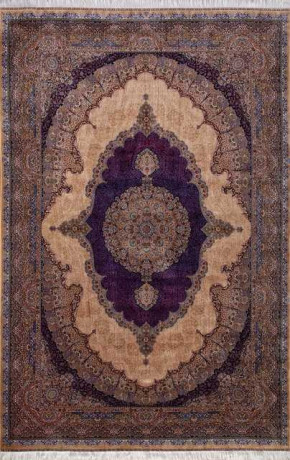 Иранский ковер QUM-625-BEIGE-STAN