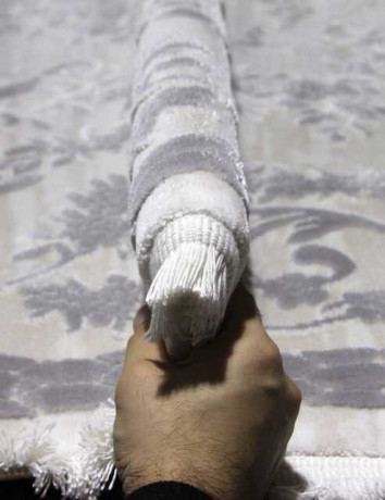 Турецкий ковер TRUVA-08330G-GREY-GREY-OVAL