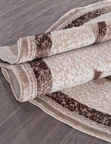 Турецкий ковер ARMINA-04048B-DARK-BROWN-OVAL