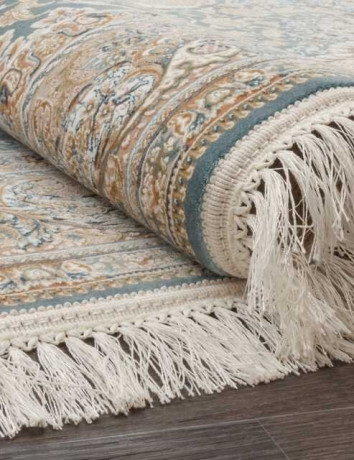 Иранский ковер FARSI 1200 146-LIGHT-BLUE-OVAL