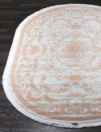 Турецкий ковер TRUVA-08330P-PINK-PINK-OVAL