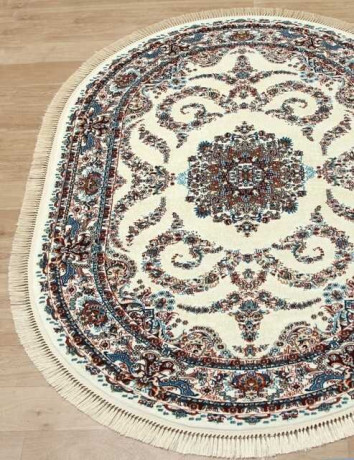 Турецкий ковер BROOKLYN-08612A-CREAM-CREAM-OVAL