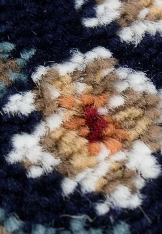 Ковёр ISFAHAN-D521-NAVY-OVAL