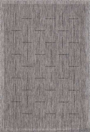 Ковёр VEGAS-S008-GRAY-BLACK-STAN