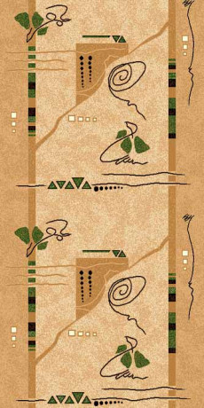 Ковровая тканная дорожка Диана 1