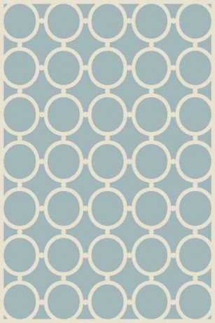 Ковёр SIERRA D713-BLUE-CREAM