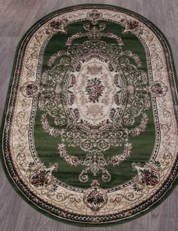 Ковёр COLIZEY-D058-GREEN-OVAL