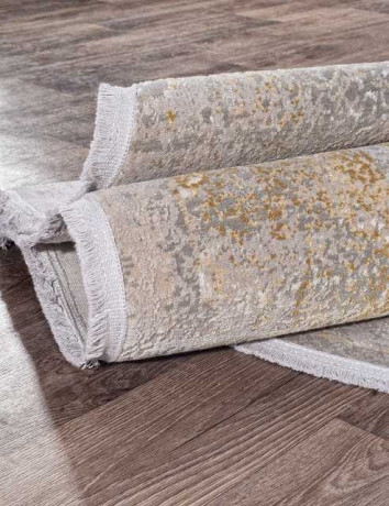 Турецкий ковер ATLAS-9305-GREY-BLUE-OVAL