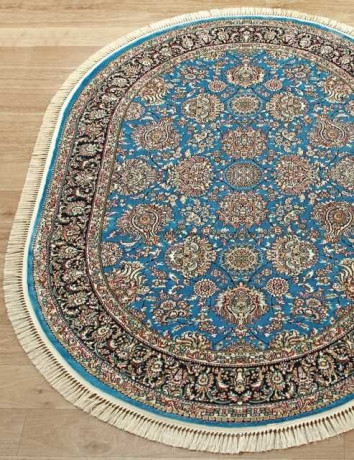 Турецкий ковер BROOKLYN-08613L-TURQUOISE-TURQUOIS-OVAL