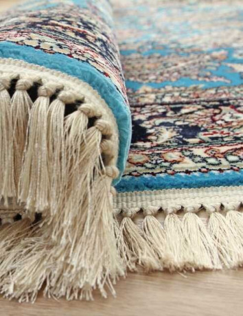 Турецкий ковер BROOKLYN-08613L-TURQUOISE-TURQUOIS-OVAL