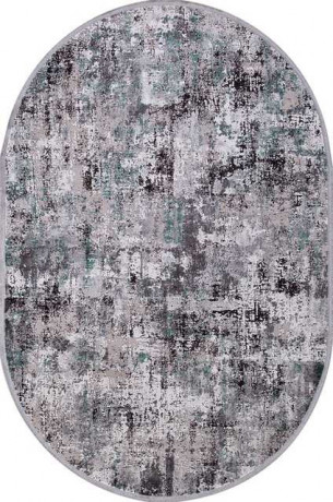 Турецкий ковер ROXANNE-17134-L-GREY-D-GREY-OVAL