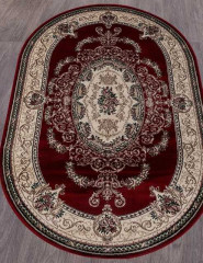 Ковёр COLIZEY-D058-RED-OVAL