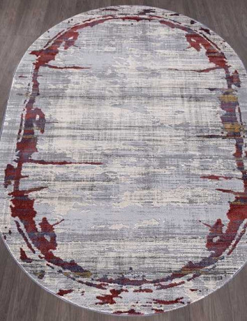 Турецкий ковер MARDAN-5047A-COKEN-D-GREY-BLUE-OVAL