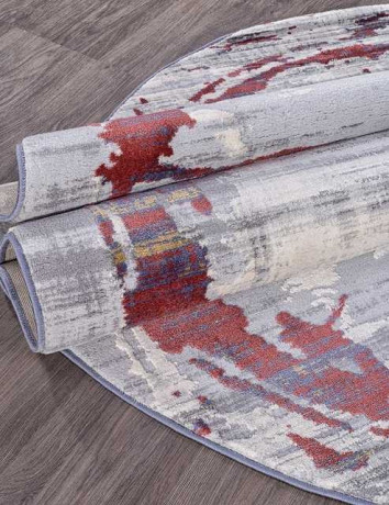 Турецкий ковер MARDAN-5047A-COKEN-D-GREY-BLUE-OVAL