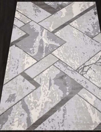 Турецкий ковер VALENTINO-M011A-D-GREY-SHRINK-D-GREY-STAN