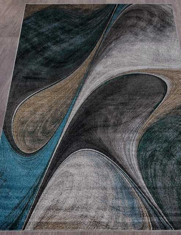 Ковёр LONDON-D825-GRAY-BLUE-STAN