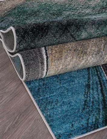 Ковёр LONDON-D825-GRAY-BLUE-STAN