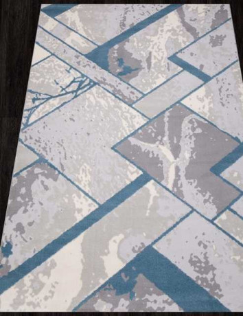 Турецкий ковер VALENTINO-M011A-D-GREY-SHRINK-L-BLUE-HEATSET-STAN