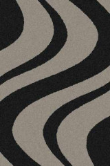 Прямоугольный ковер PLATINUM T617 GRAY-BLACK