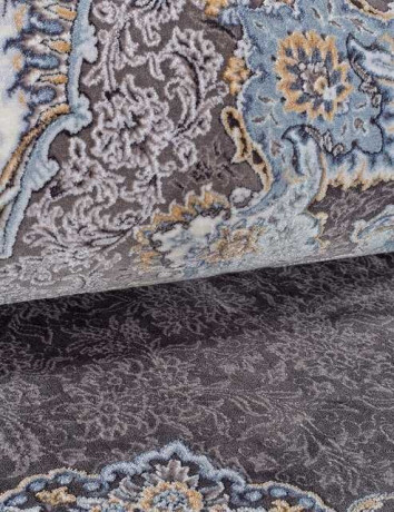 Иранский ковер FARSI 1200 G252-DARK-GRAY-OVAL