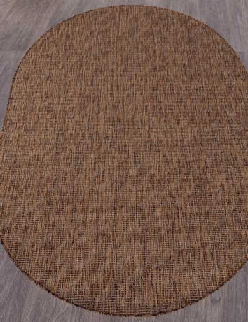 Ковёр VEGAS-S112-BROWN-OVAL