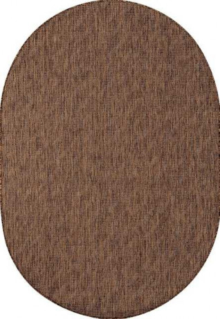 Ковёр VEGAS-S112-BROWN-OVAL