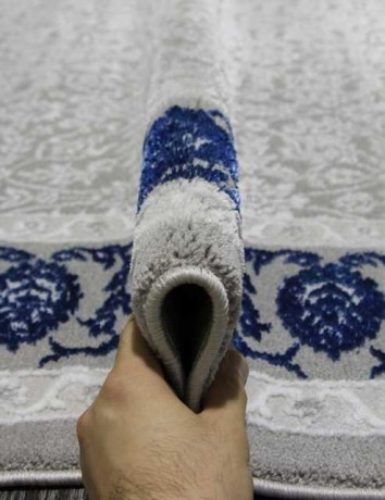 Турецкий ковер PACHA-07821G-POLY-C-A-GRI-POLY-OVAL