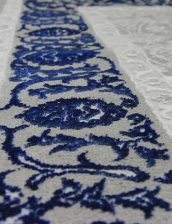 Турецкий ковер PACHA-07821G-POLY-C-A-GRI-POLY-OVAL