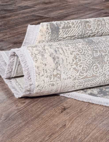 Турецкий ковер BIBLOS-9300-GREY-OVAL