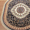 Турецкий ковер BROOKLYN-08615T-BLUE-BLUE-OVAL