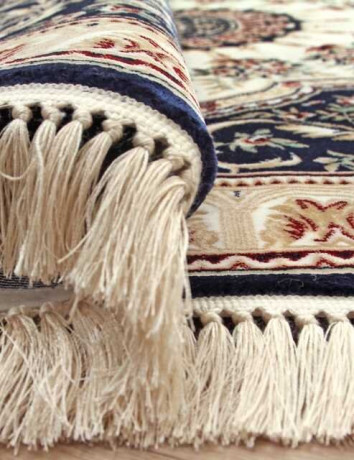 Турецкий ковер BROOKLYN-08615T-BLUE-BLUE-OVAL