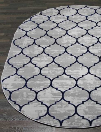 Турецкий ковер PACHA-07822G-POLY-C-A-GRI-POLY-OVAL