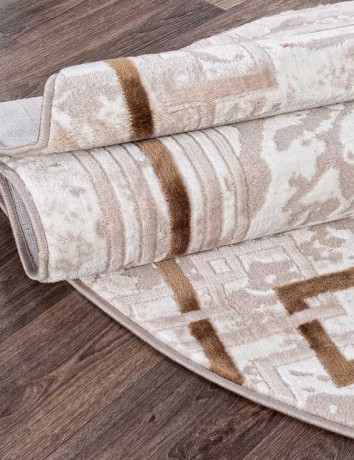 Турецкий ковер SATINE-S105B-VIZON-COKEN-VIZON-OVAL