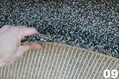 Ковролин бытовой "Шагги синий"