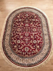 Турецкий ковер BROOKLYN-08616R-RED-RED-OVAL