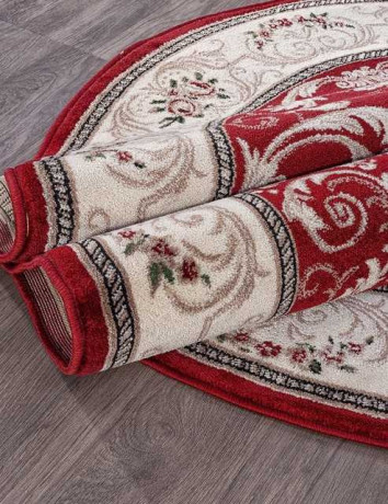 Ковёр COLIZEY-D066-RED-OVAL