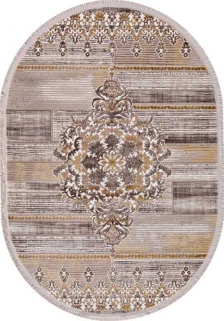 Турецкий ковер REGINA-O0277-075-GOLD-OVAL