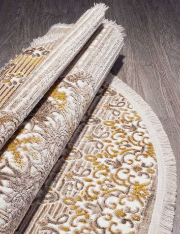 Турецкий ковер REGINA-O0277-075-GOLD-OVAL