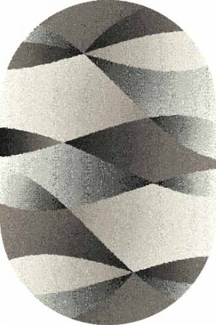Овальный ковер PLATINUM T636 GRAY