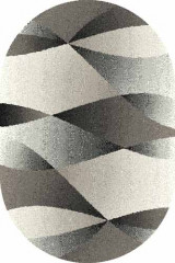 Овальный ковер PLATINUM T636 GRAY