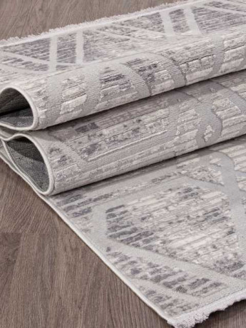 Турецкий ковер ALANYA-22366A-GREY-SHR-L-GREY-STAN