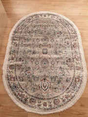 Турецкий ковер BROOKLYN-08618G-GREY-GREY-OVAL