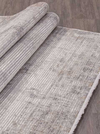 Турецкий ковер ALANYA-22376A-WHITE-L-GREY-STAN